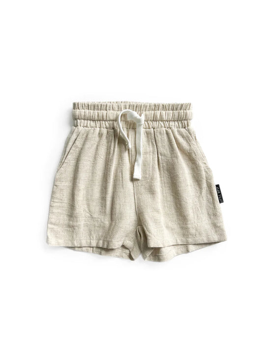 Linen Shorts - Sand