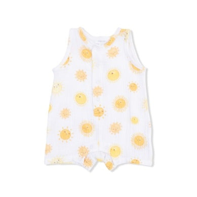 Happy Suns - Sleeveless Shortie Romper