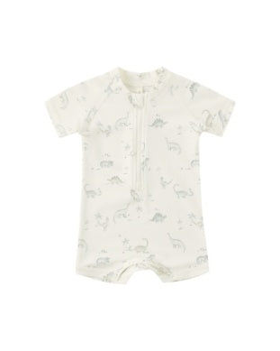 ZIP RASHGUARD ONE-PIECE DINOSAUR