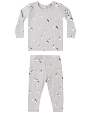 Bamboo Pajama Set - Snowman