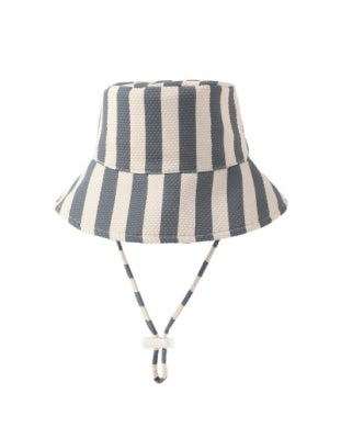 BUCKET HAT || RETRO STRIPE OCEAN