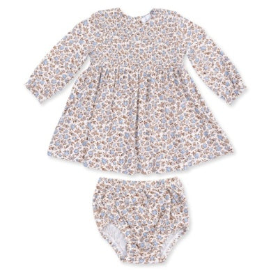 Hazel Floral - Caitlyn Smocked Bodice Dress and Bloomer