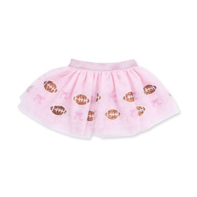 Football Helmets Pink - Tutu Skirt with Bike Shorts