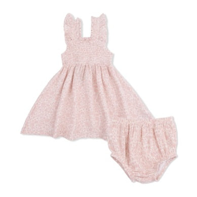 Harper Floral - Smocked Sundress With Bloomer