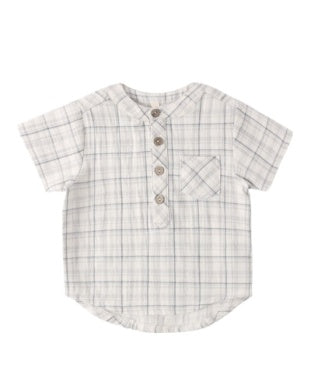 Jaxson Shirt || Blue Plaid