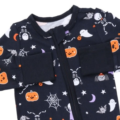 Halloween Skeleton Buddies - Glow in the Dark - Convertible Romper