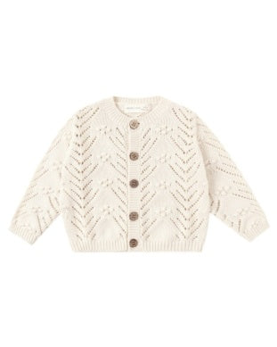 KNIT CARDIGAN NATURAL