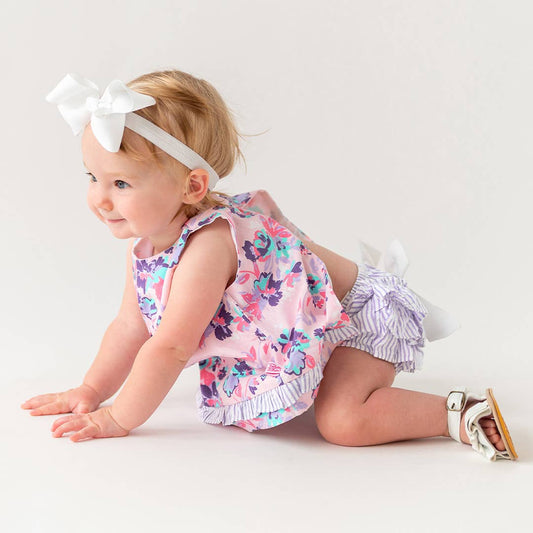 Princess Meadow Woven Ruffle Swing Top and Bloomer Set