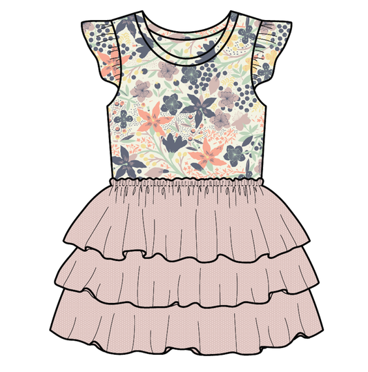 Baby Tulle Skirted Bodysuit